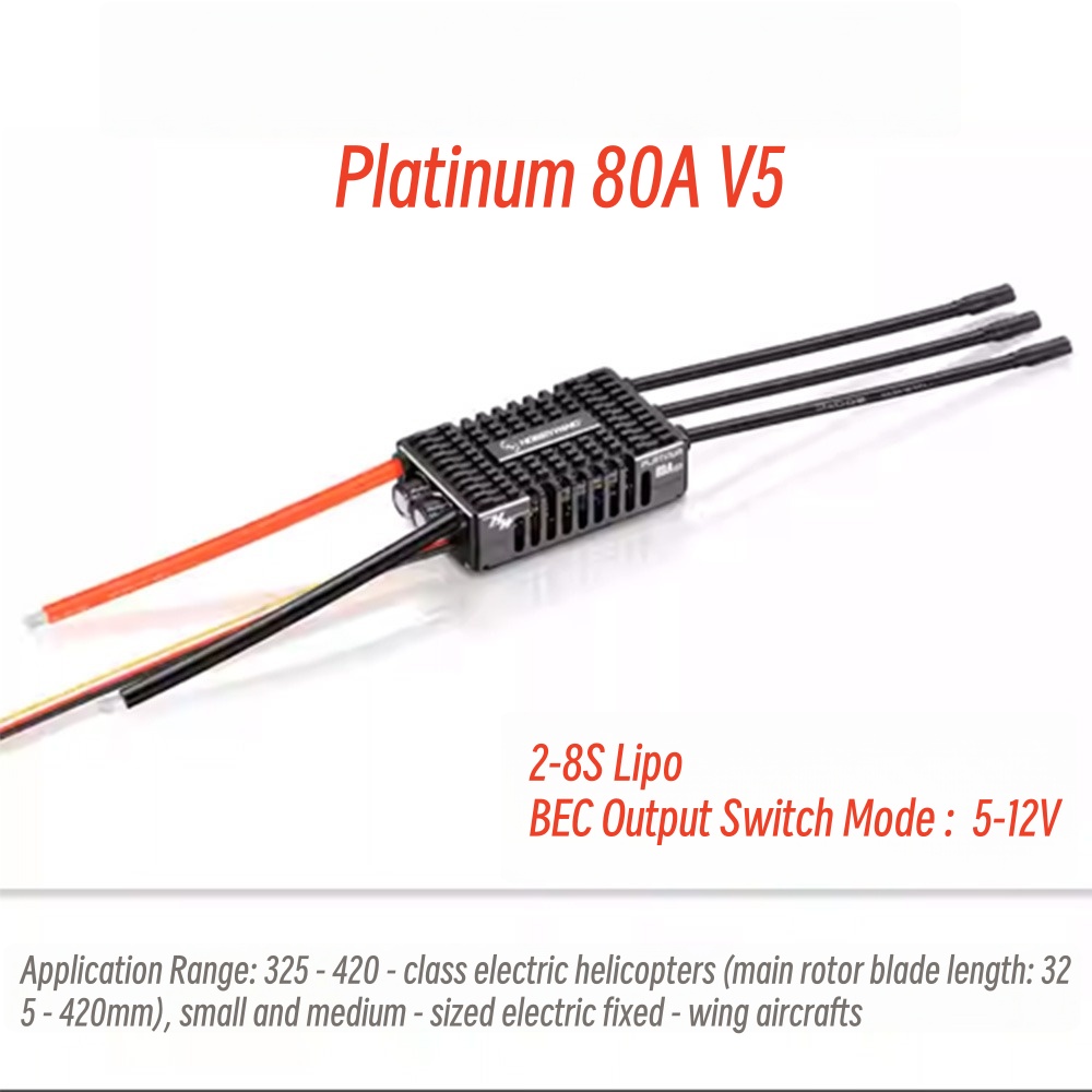 Rc Hobby Racing - FATJAY Hobbywing Platinum 80A V5 ESC