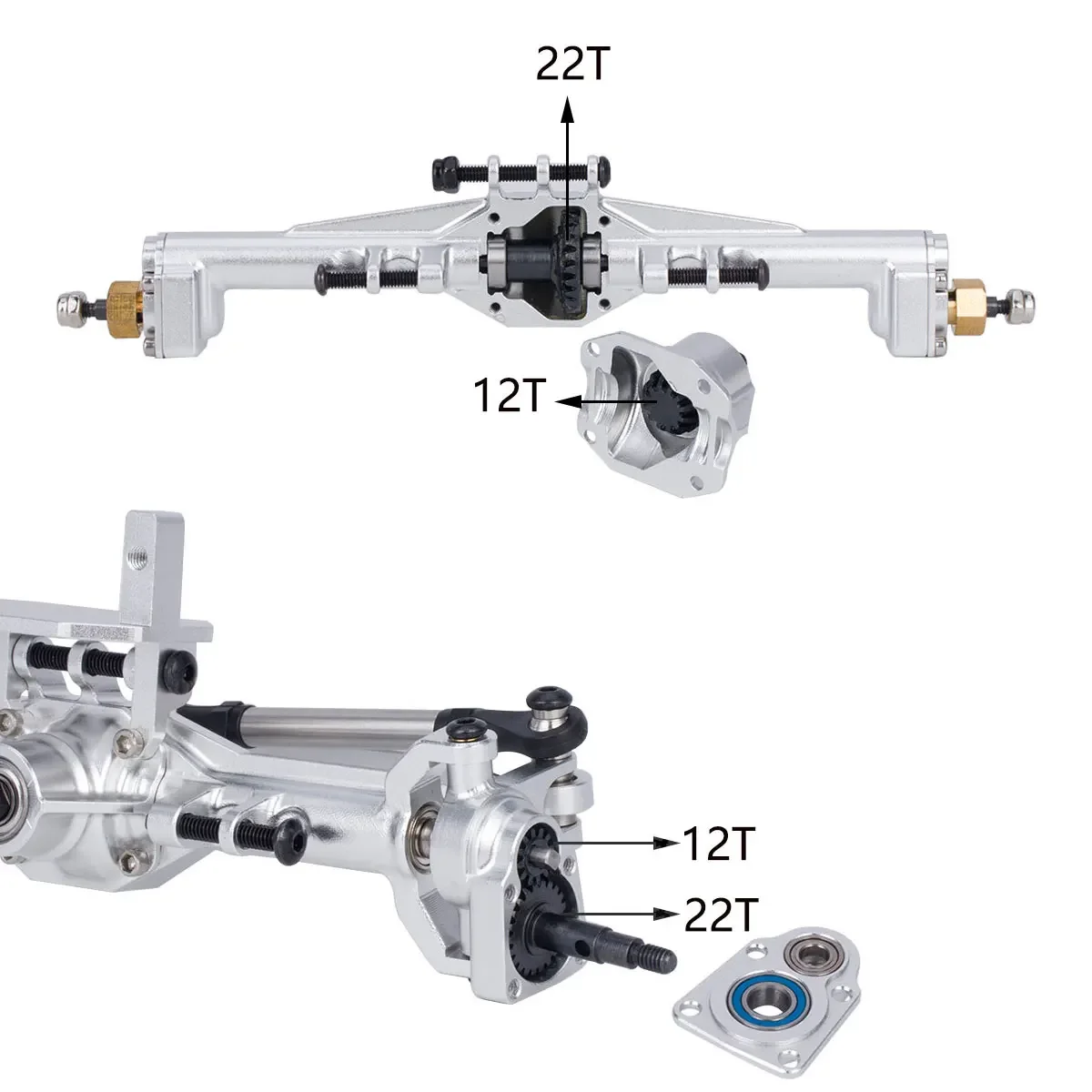 Aluminum CNC Portal Axles +10m - Rc Hobby Room ulasan dan harga