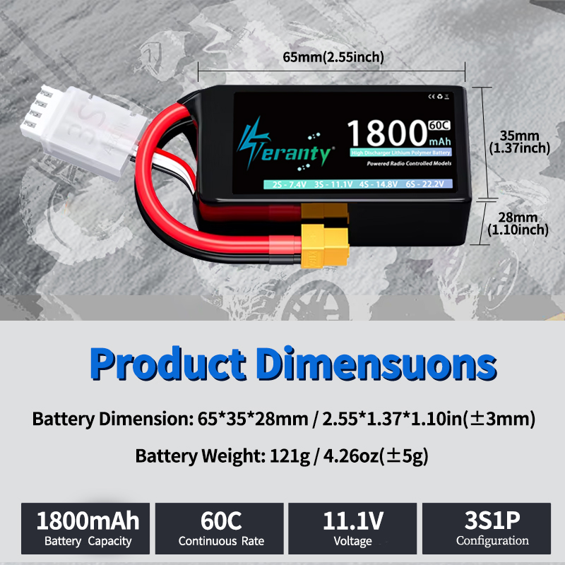 2/4Pcs TERANTY Lipo Battery 3S - Rc Hobbyking ulasan dan harga