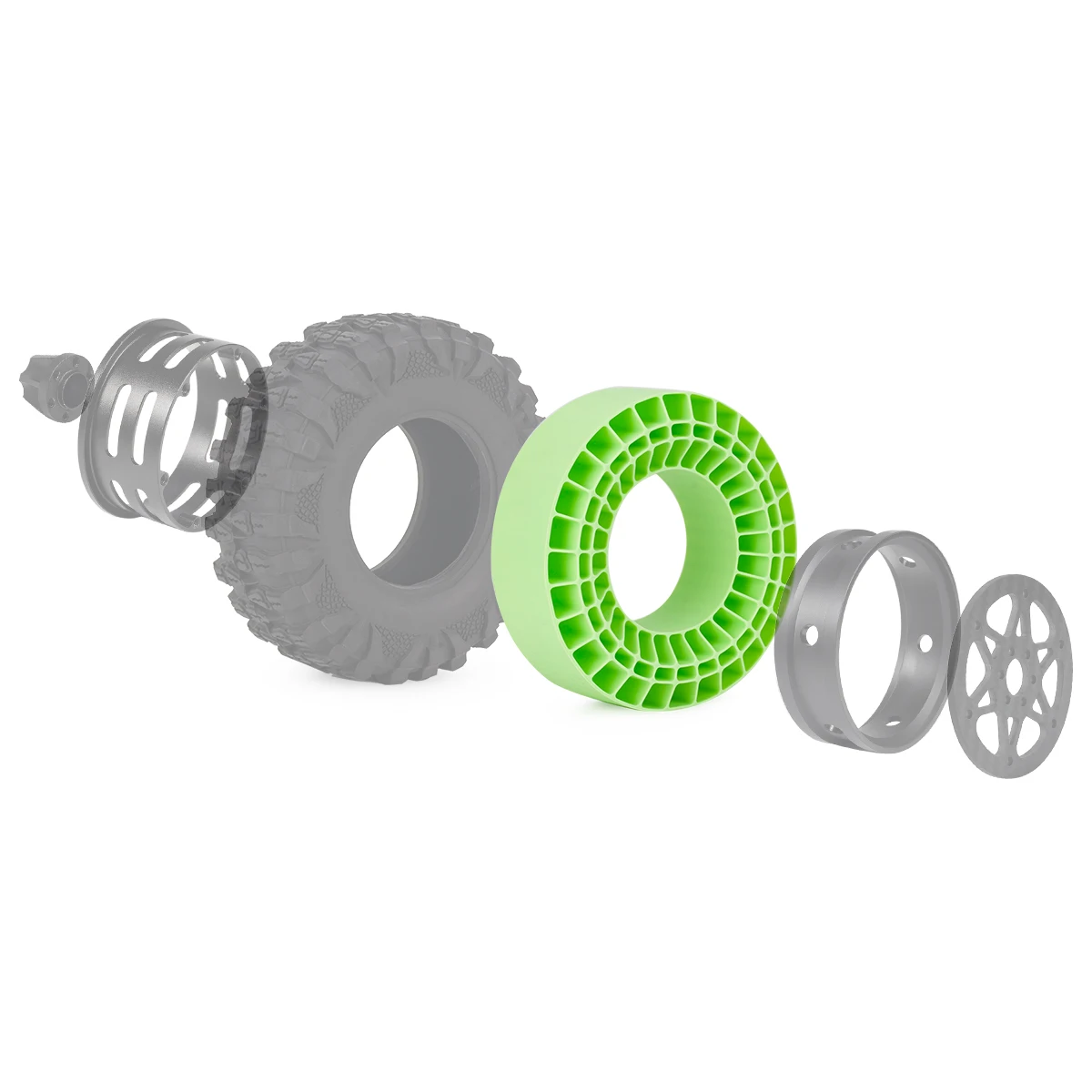 RC Crawler Tire Silica Gel Ins - Rc Tire Foam Insert ulasan dan harga