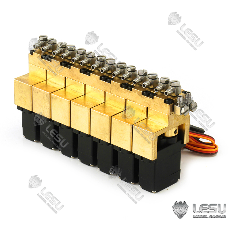 LESU hydraulic model 1-7 way m - Rc Excavator Hydraulic ulasan dan harga