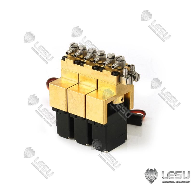 LESU hydraulic model 1-7 way m - Rc Excavator Hydraulic ulasan dan harga