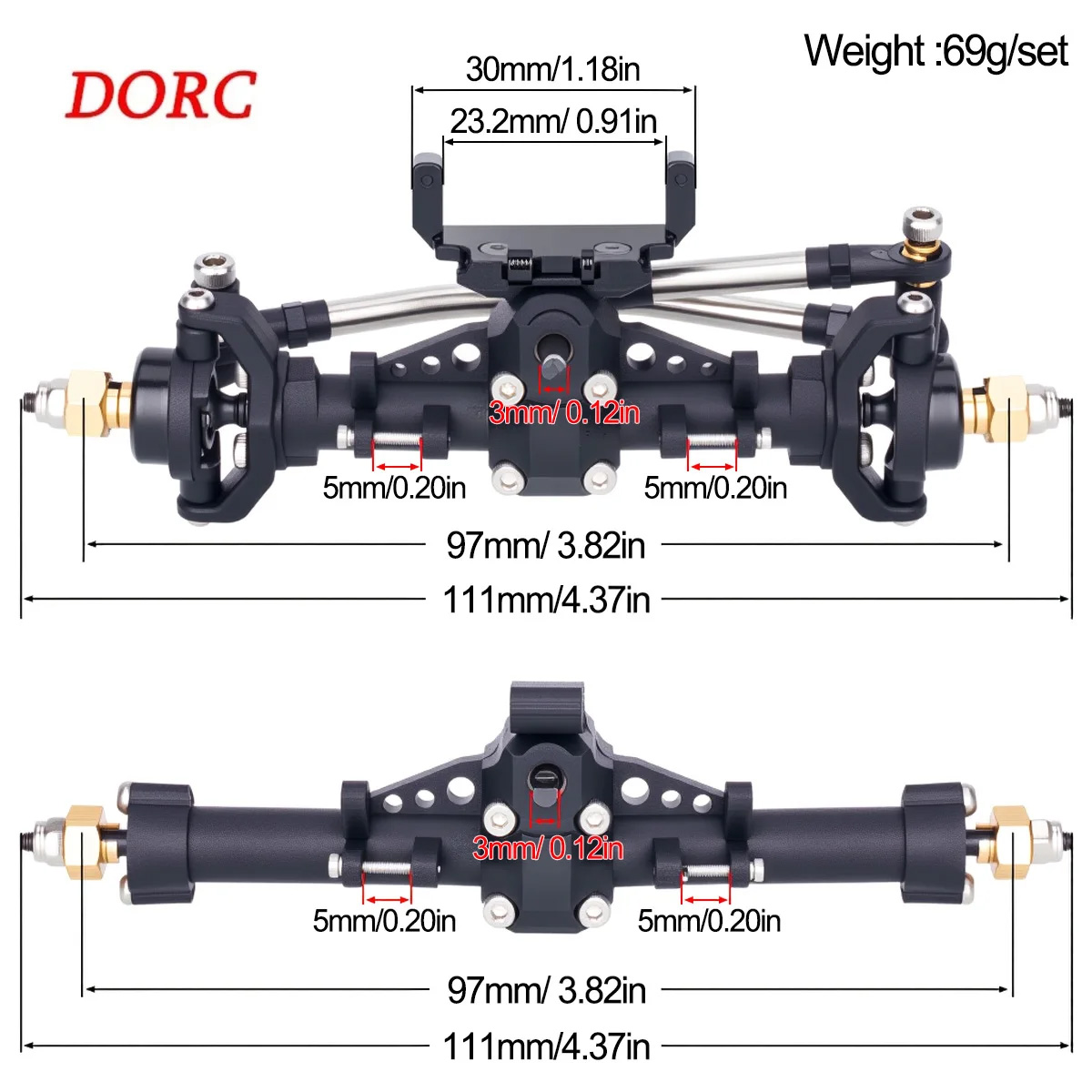 1Set Plastic Axles w/ Servo Mo - Rc Hobby Room ulasan dan harga