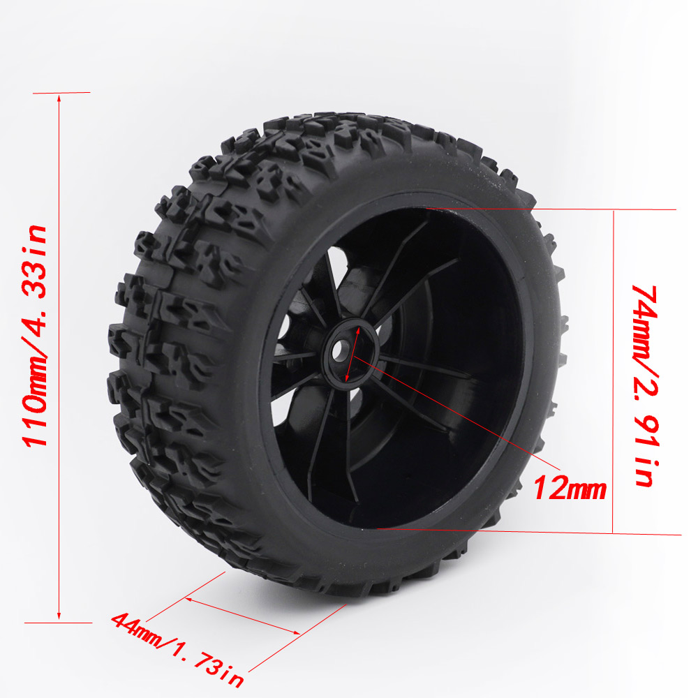 YSIDO 4pcs 110mm 1/10 Short Co - Rc Tire Foam Insert ulasan dan harga