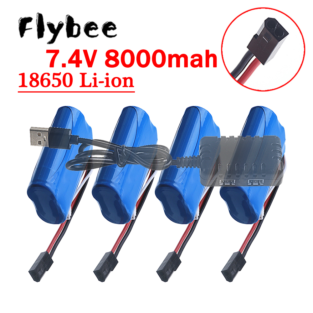 (5500 Plug) 18650 7.4V 8000Mah - Rc Hobbyking ulasan dan harga