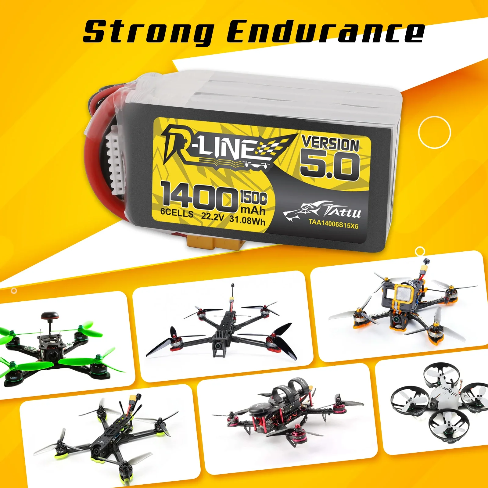 Tattu R-Line 1200mAh 1400mAh 6 - Rc Hobbyking ulasan dan harga