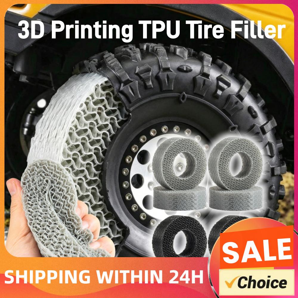 4Pcs 1.9-Inch 3D Printing TPU  - Rc Tire Foam Insert ulasan dan harga