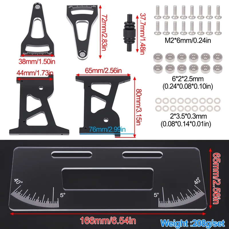 CNC Aluminum RC Chassis Setup  - Rc Hobby Tools ulasan dan harga