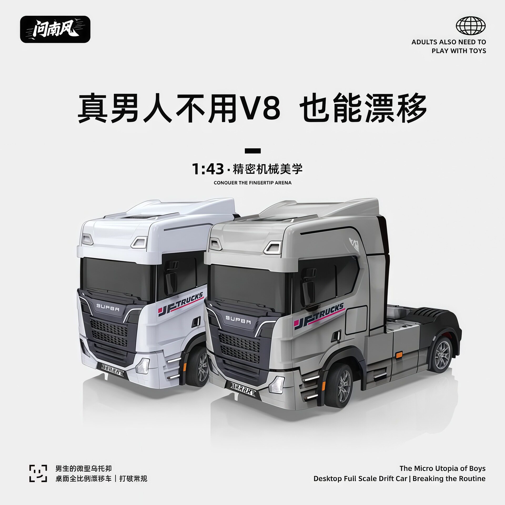 1:43 Mini RC Drift Truck Head  - Rc Hobby Grade Car ulasan dan harga
