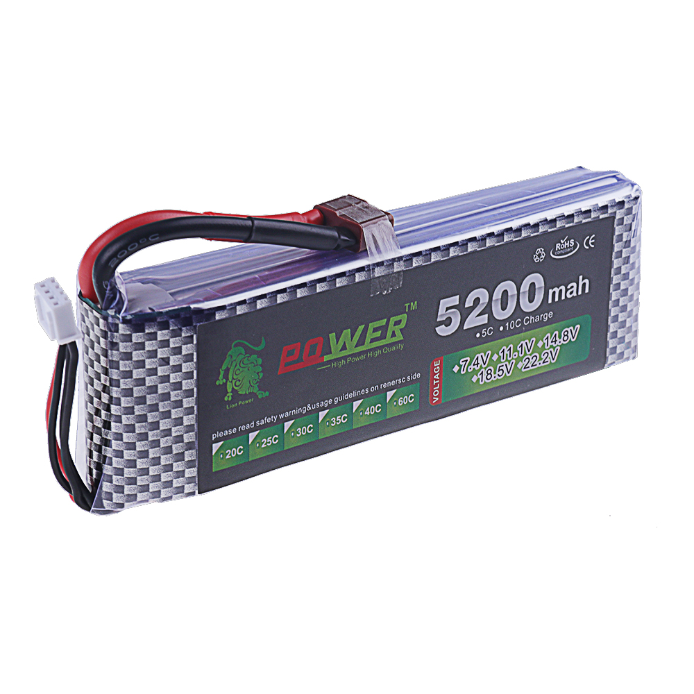 3S Lipo Battery 11.1V 5200mah  - Rc Hobbyking ulasan dan harga