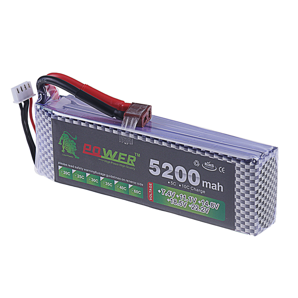 3S Lipo Battery 11.1V 5200mah  - Rc Hobbyking ulasan dan harga