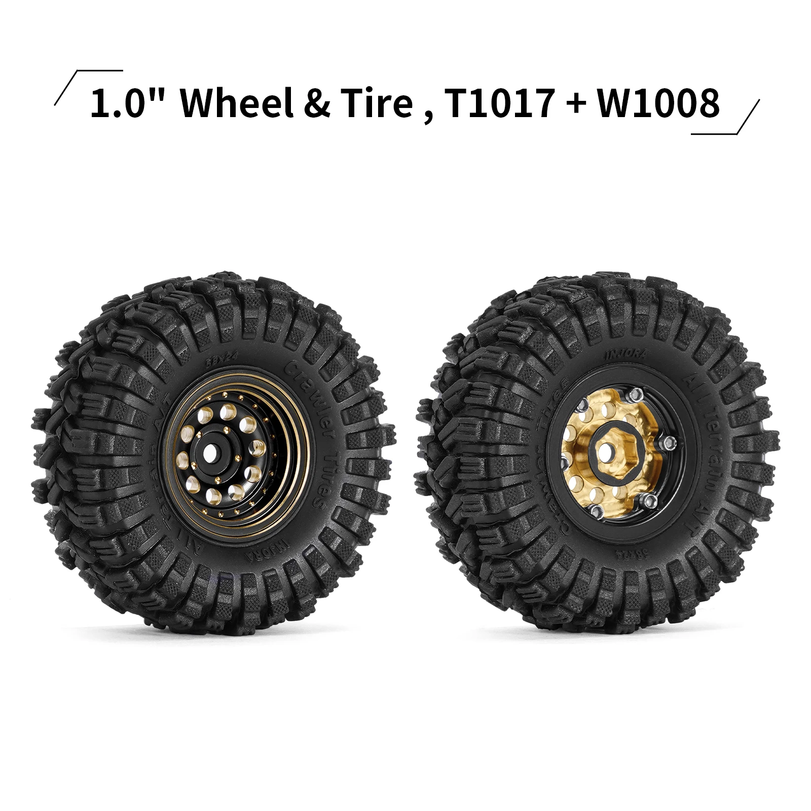 INJORA Black Coating Brass 1.0 - Rc Tire Foam Insert ulasan dan harga